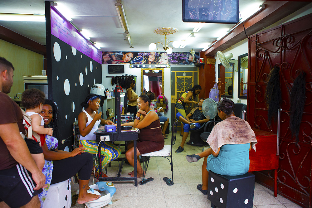 Hair salon gossips